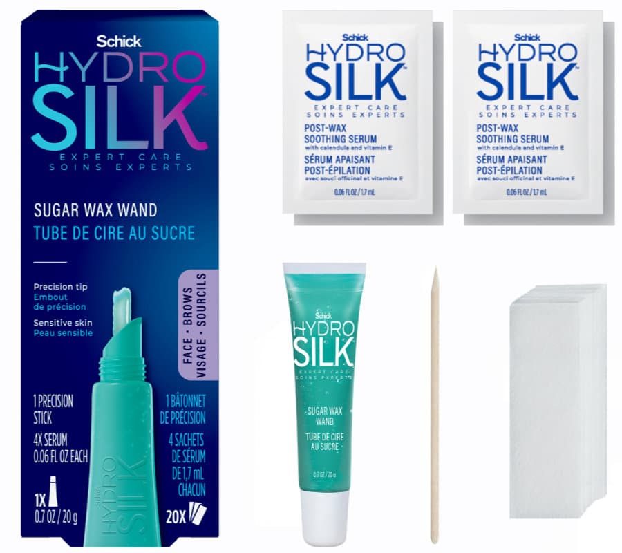 The contents of a Hydro Silk Sugar Wax Wand package.
